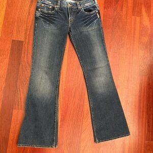 Silver Jeans Women's Dark Blue Flare Jeans